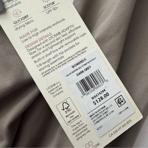 Calia NWT Women’s Jumpsuit one piece bodysuit jumper Grey small NEW - Picture 9 of 10